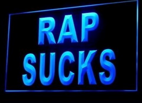 Rap Sucks LED Neon Sign